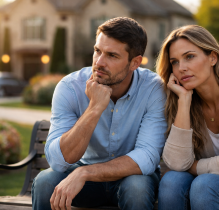 Couple under stress in a high-achieving community seeking therapy in Southlake TX